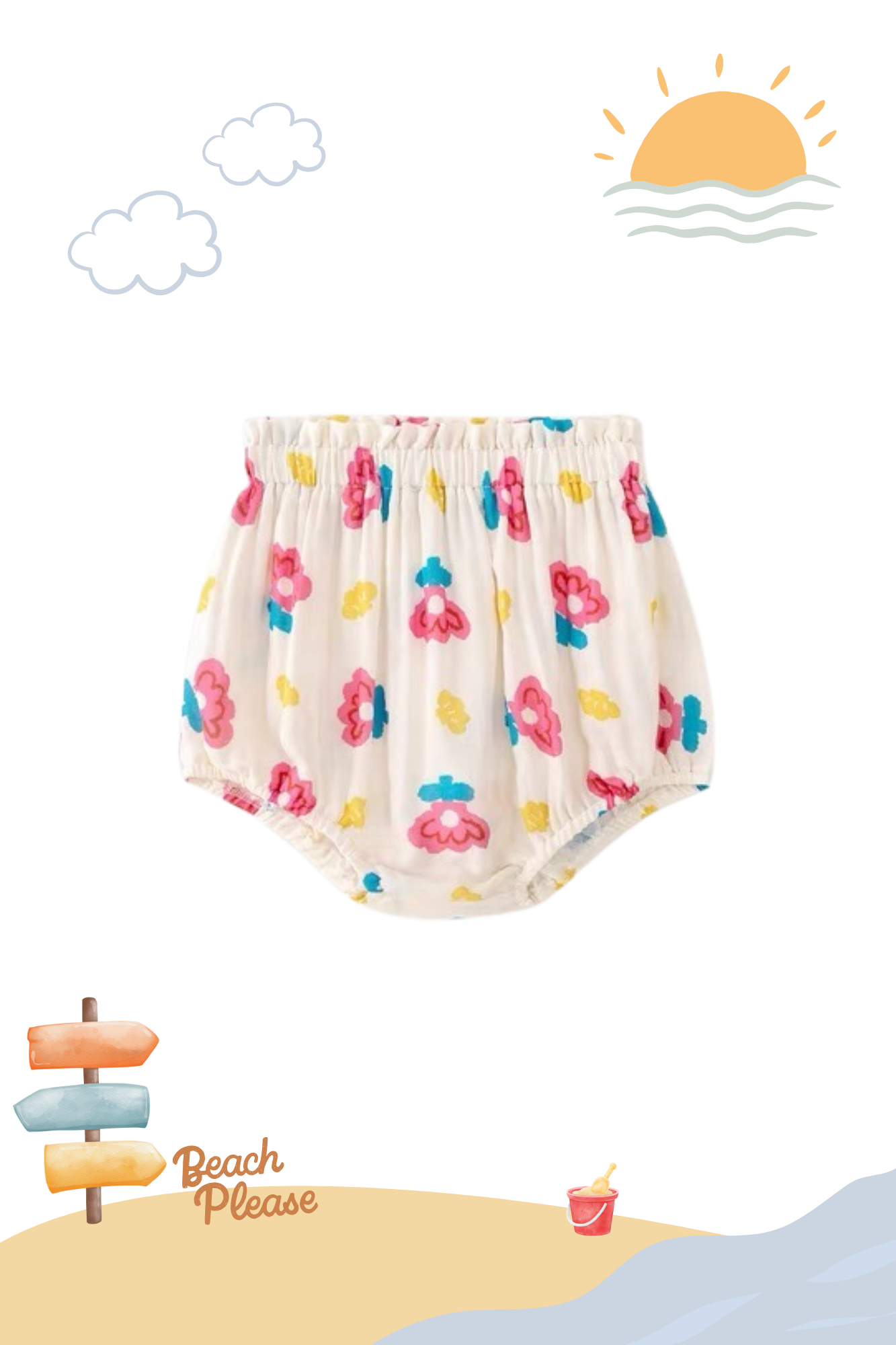 Girl Bloomers Shorts Floral
