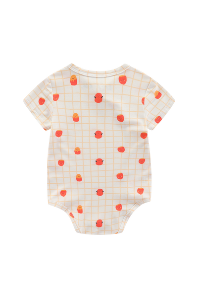 Organic Soft Kimono Bodysuit Sweet Potato