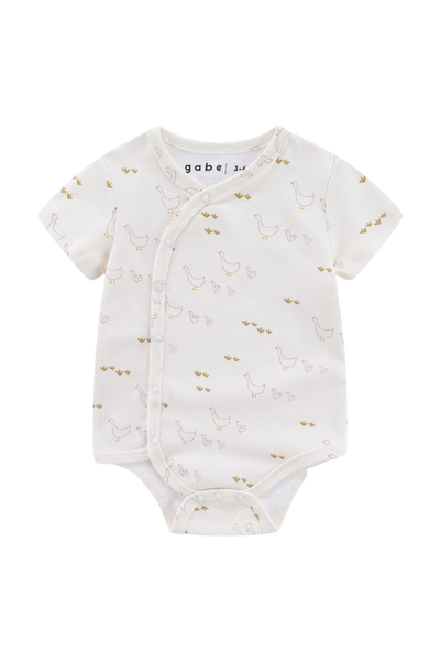 Organic Soft Kimono Bodysuit Three Little Ducks