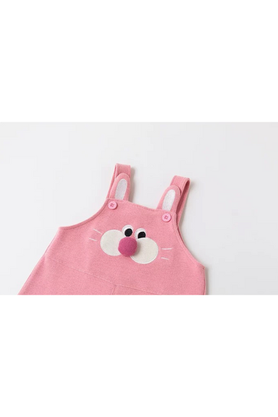 Spring Jumpsuit Pink Rabbit