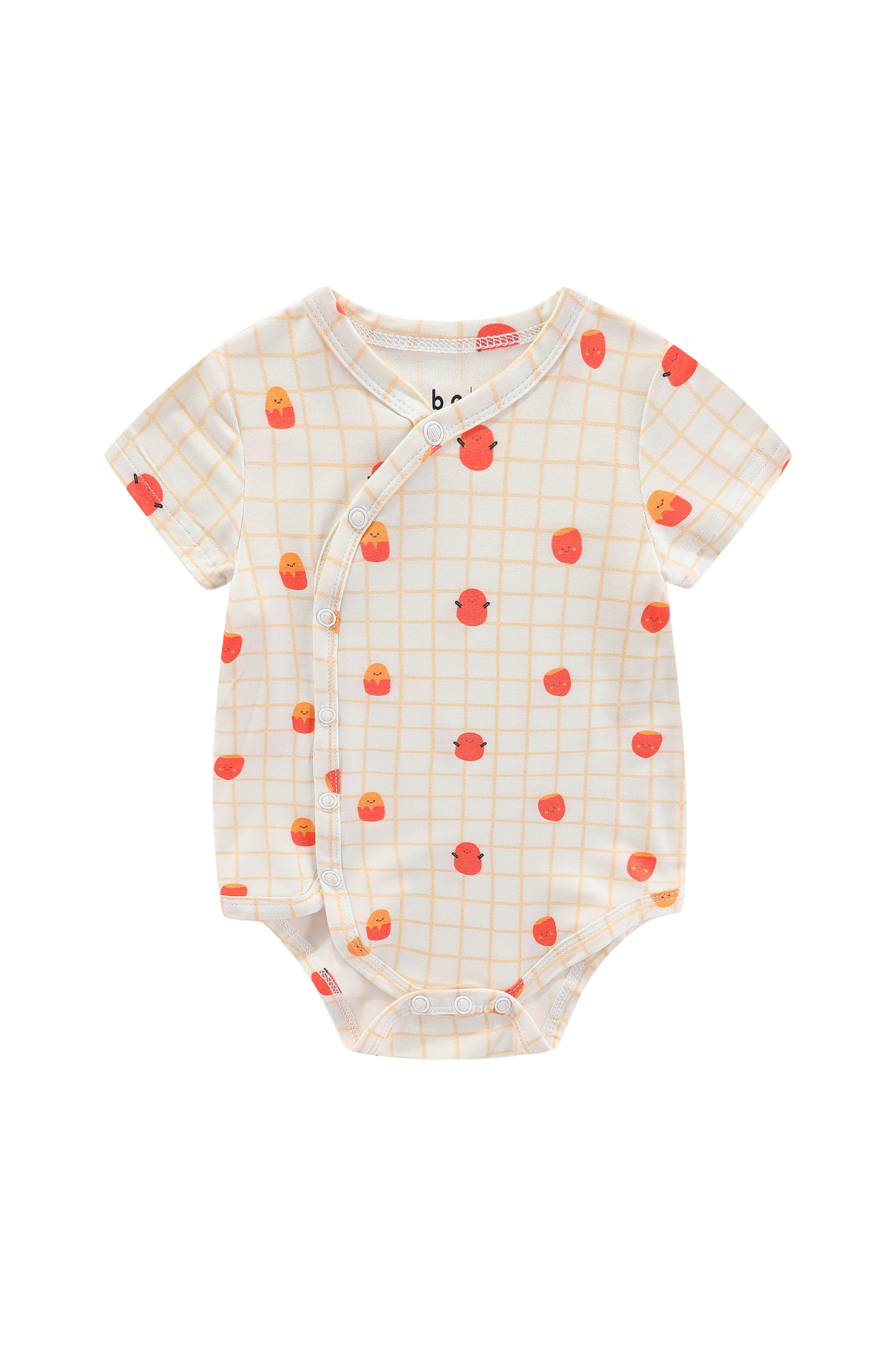 Organic Soft Kimono Bodysuit Sweet Potato