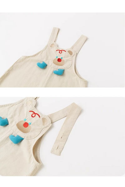 Summer Linen Playsuit Bear