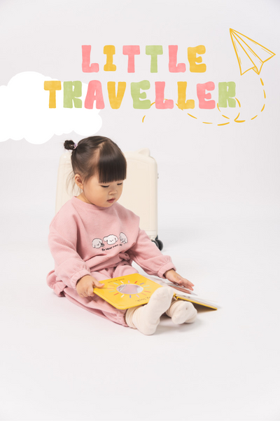 Holiday Traveller Waffle Sweater Set Puppy