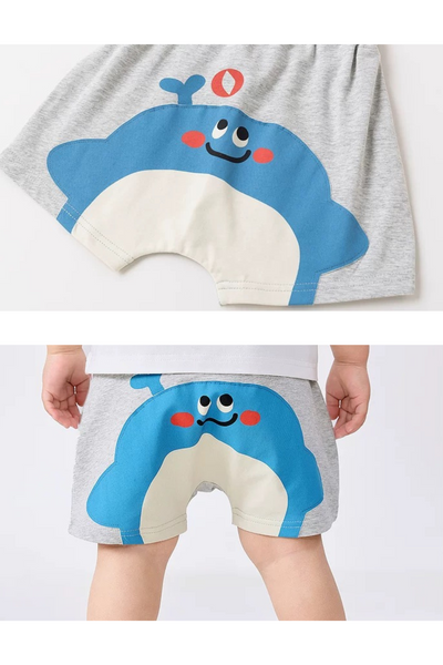 Summer Bum Shorts Whale