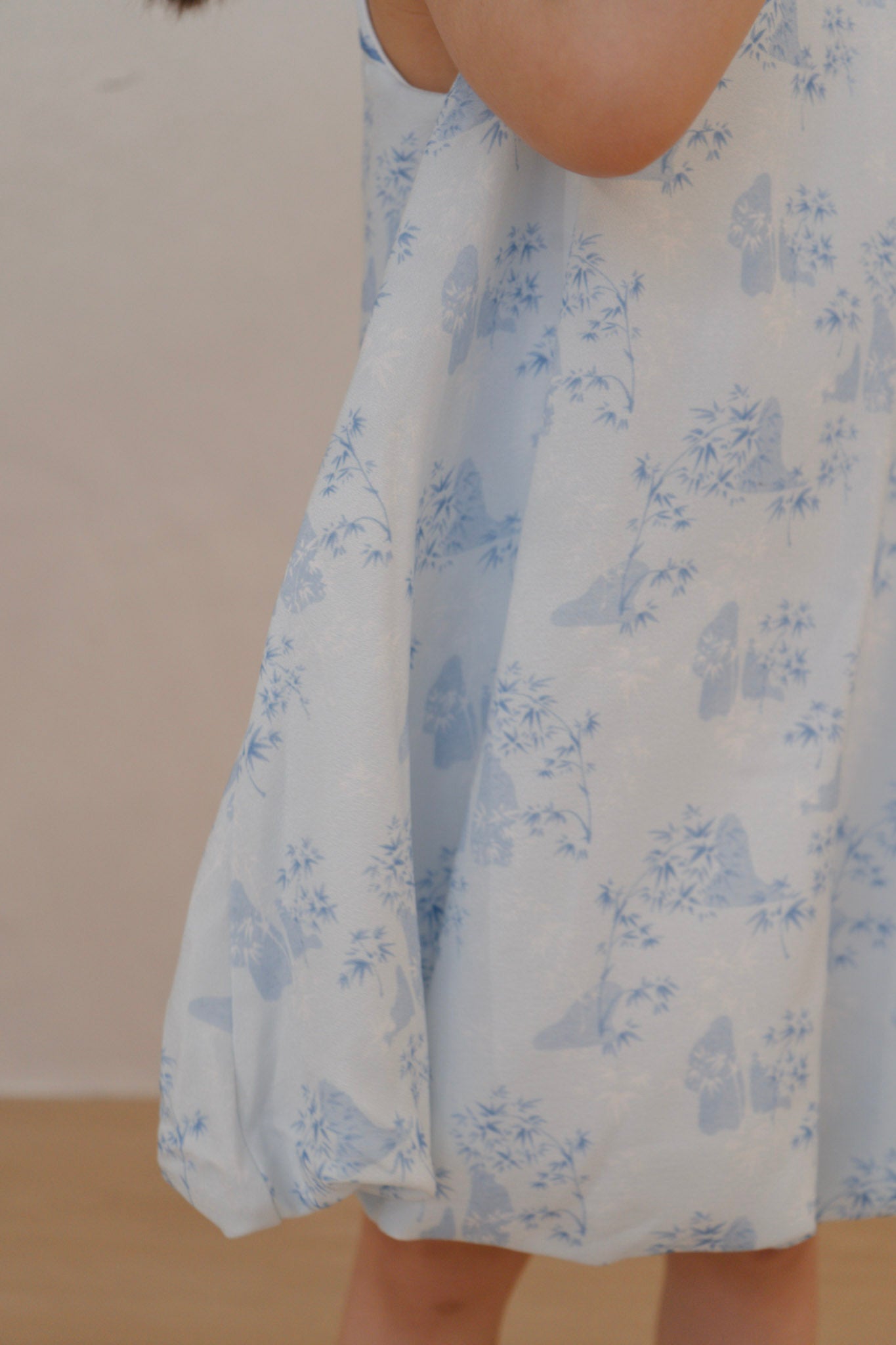 Gentle Harmony Girl Bubble Qipao Dress