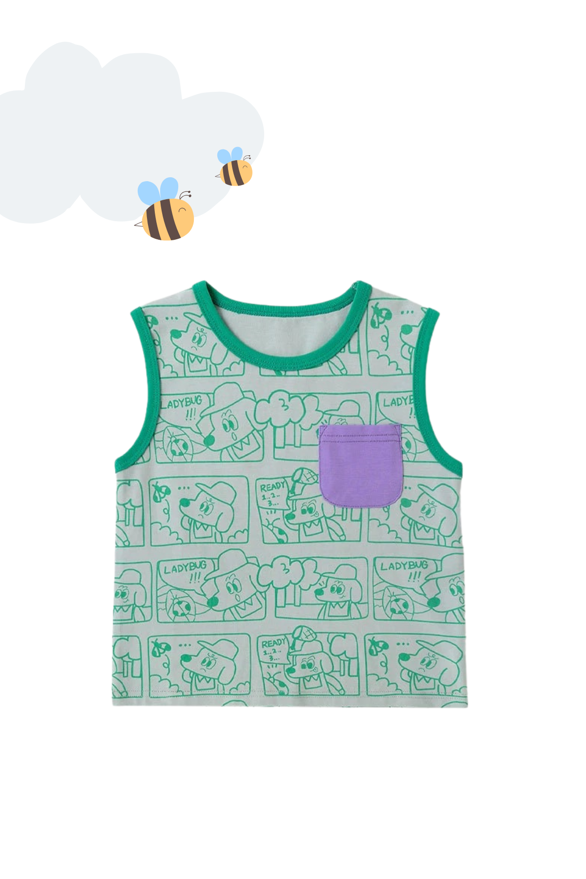 Summer Sleeveless Tank Top Emerald