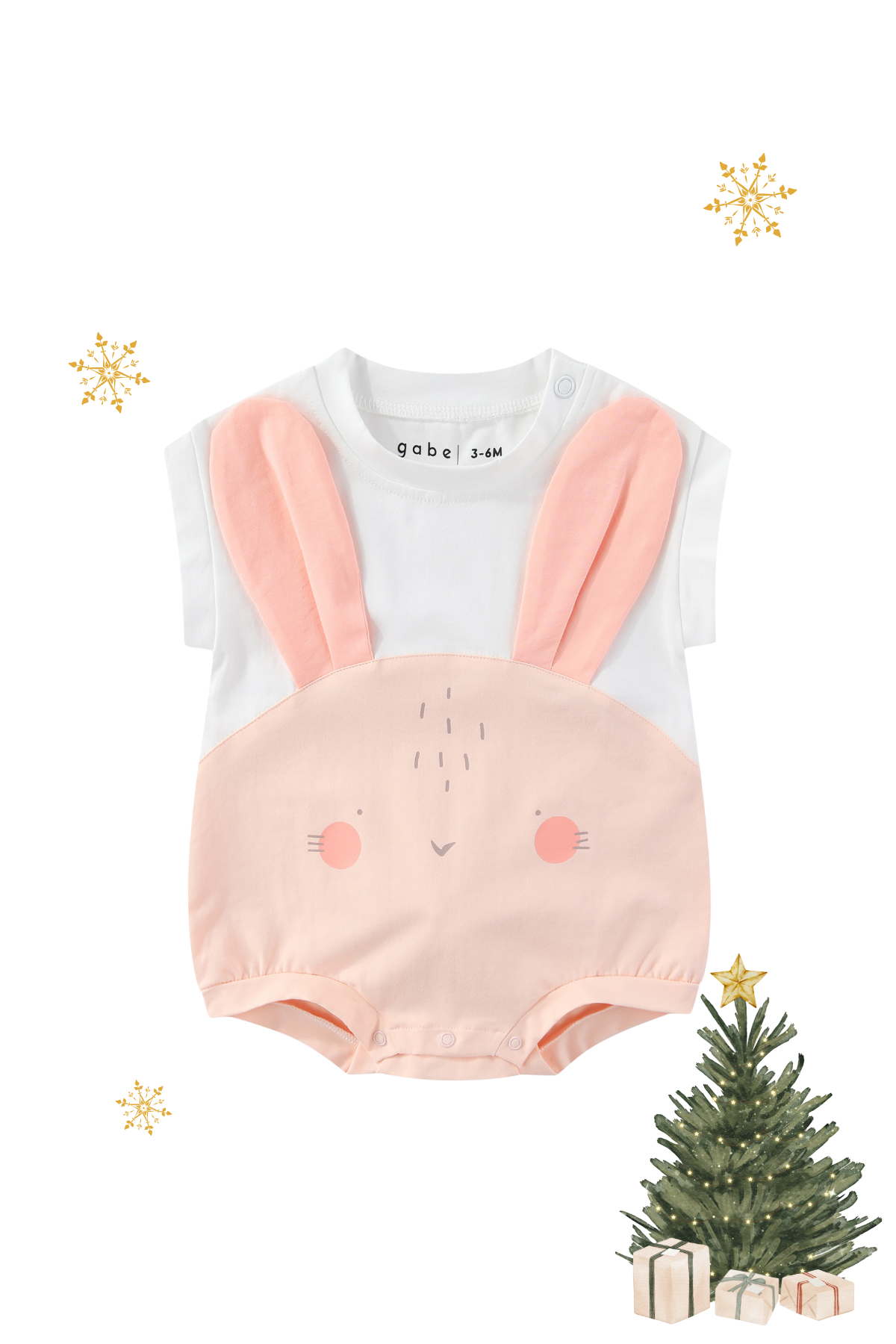 Christmas Baby Deluxe Gift Set - Bunny with Personalised Blanket