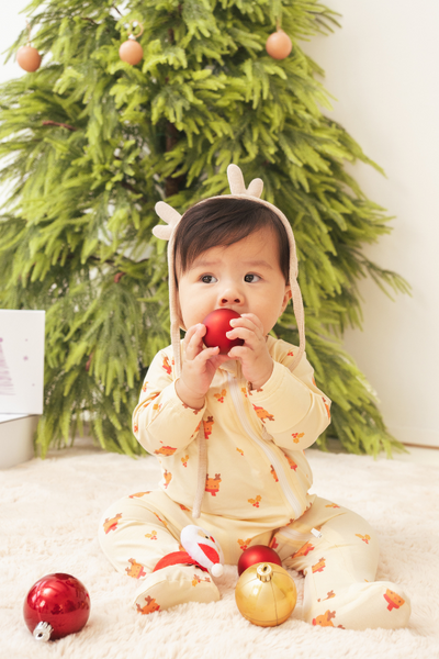 My First Christmas Baby Gift Set - Santa Bear & Reindeer