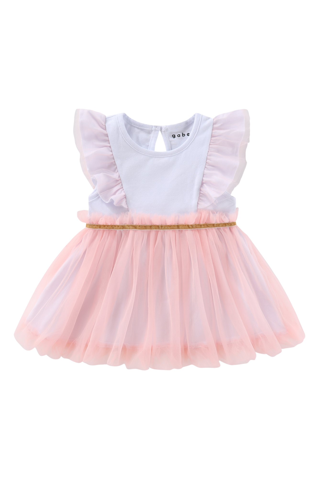 Girl Fairy Tulle Dress in Blush Pink