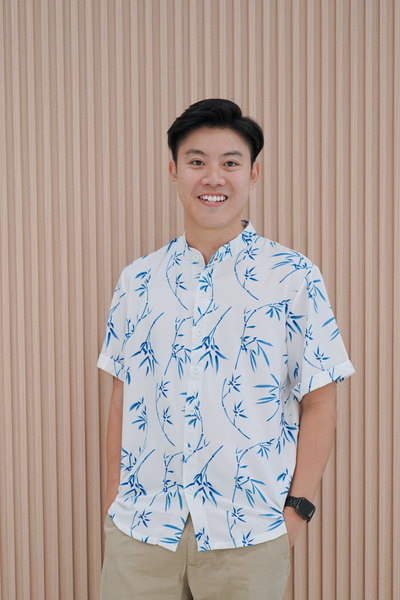 Prosperous Blessings Mens Mandarin Collar Shirt