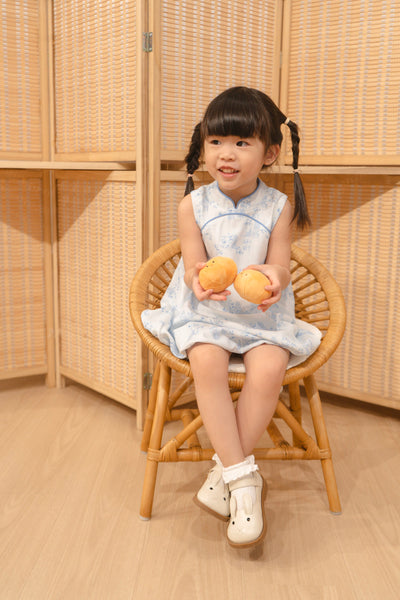 Gentle Harmony Girl Bubble Qipao Dress