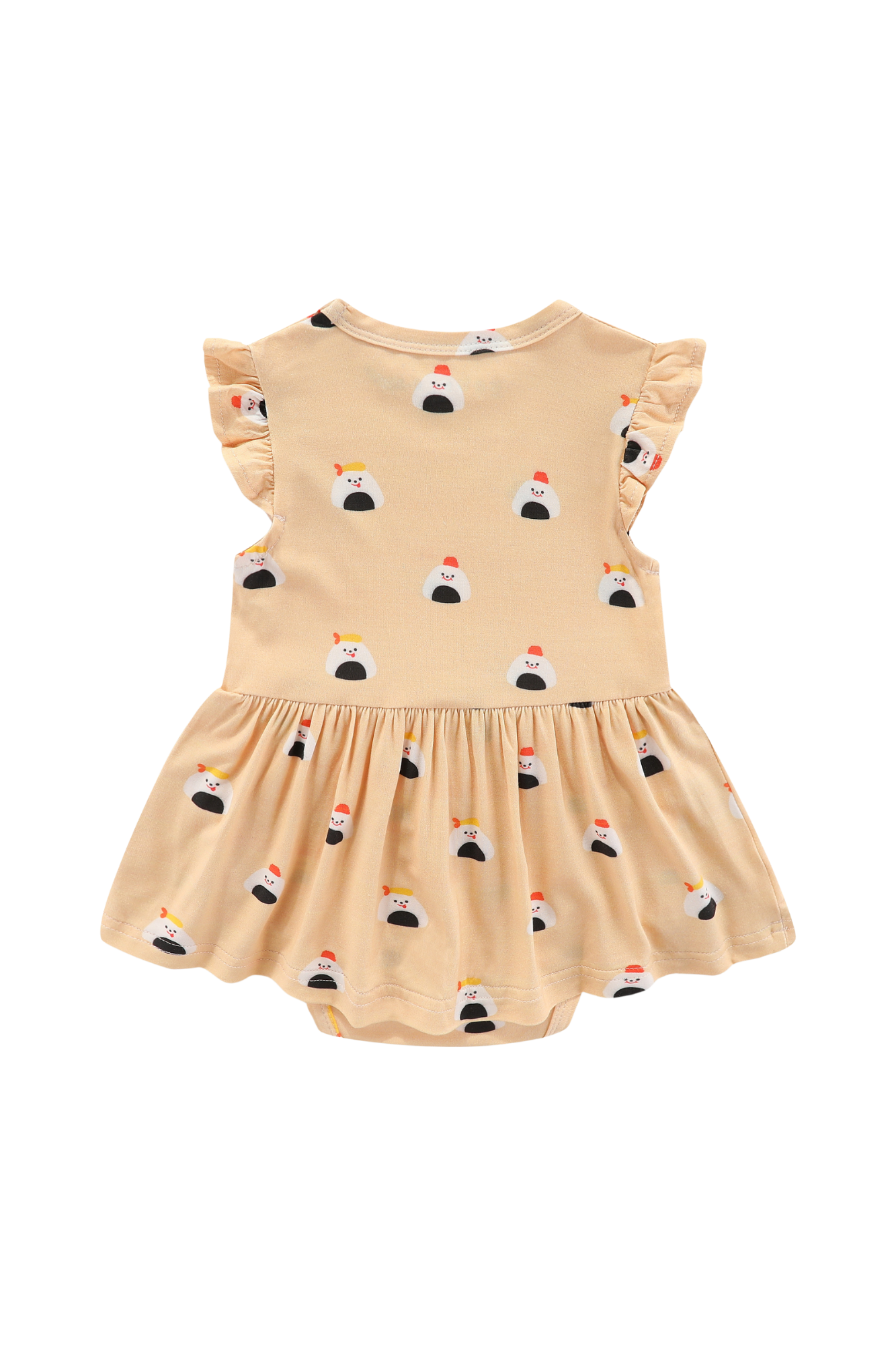 Organic Bamboo Peplum Dress Bodysuit Sushi
