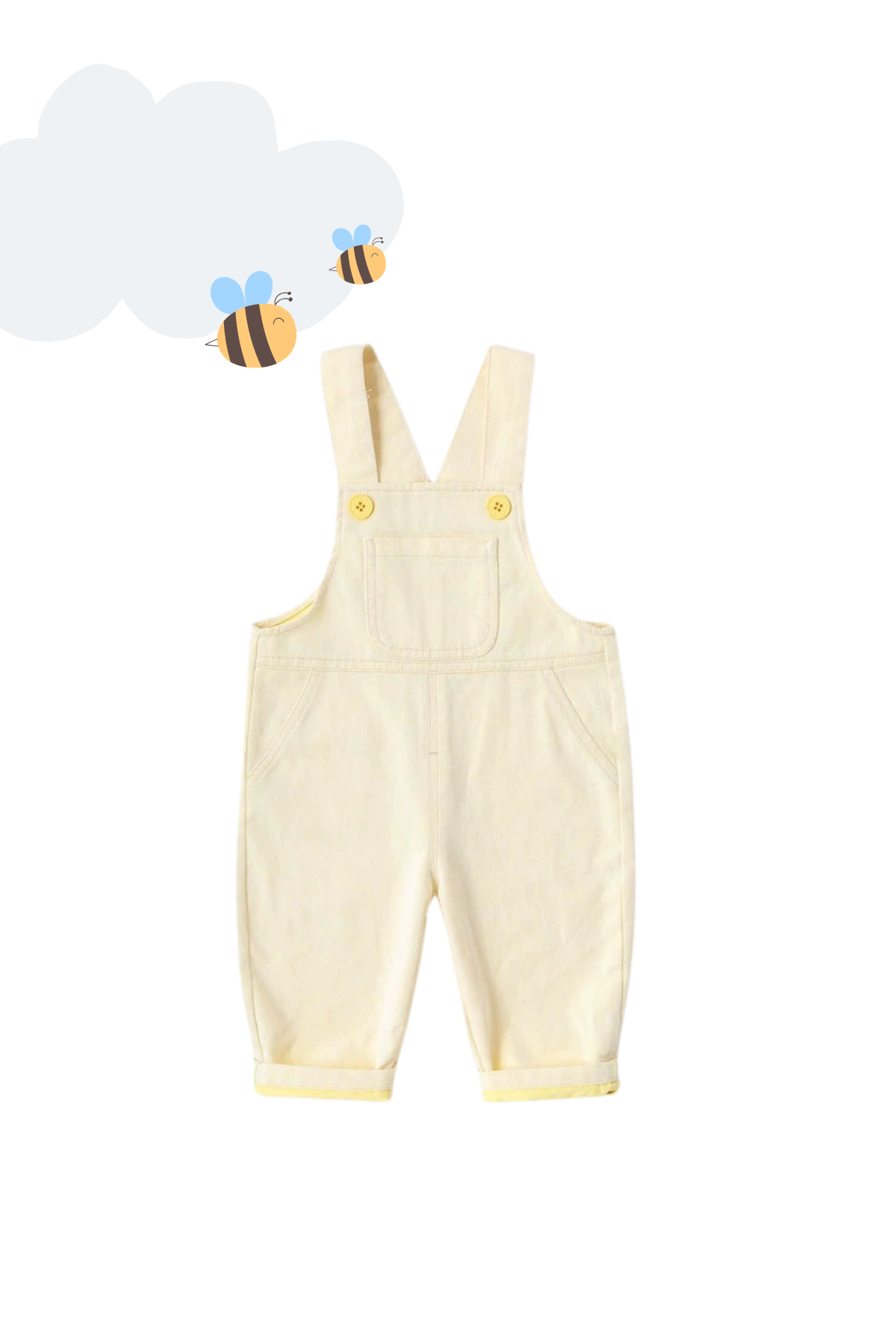Summer Pastel Jumpsuit Cream
