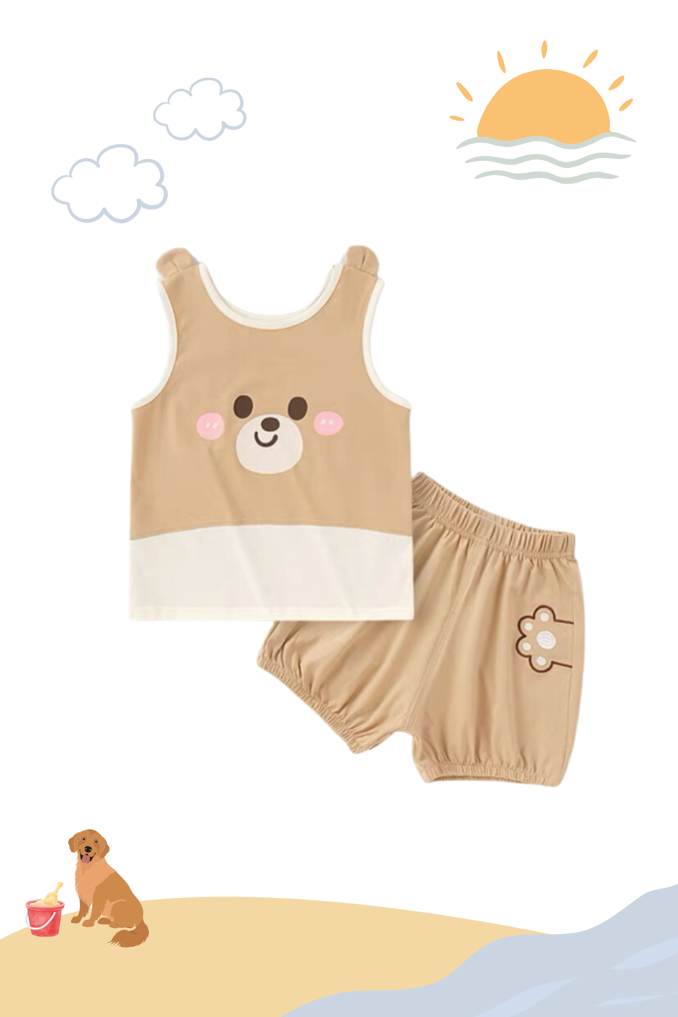 Animal Playwear Set Bear