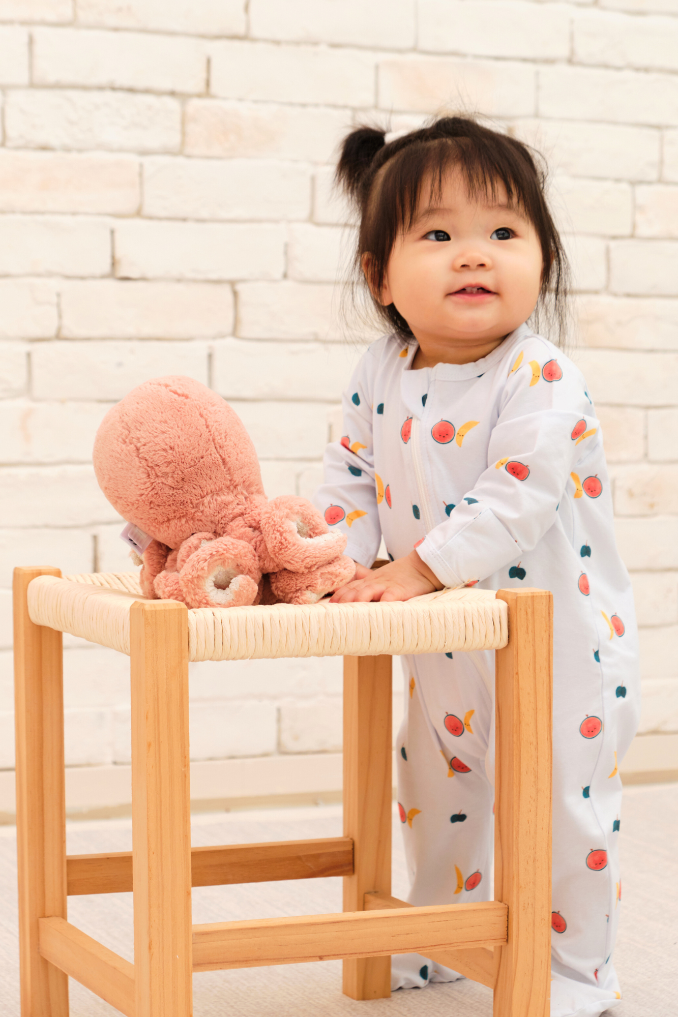 Soft Organic Cotton Sleepsuit Fruity