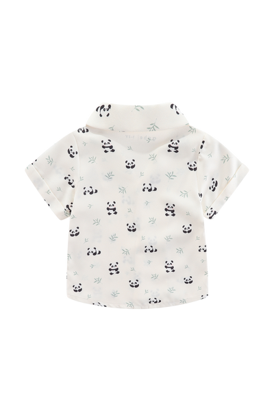 Relaxed Collar Shirt Panda