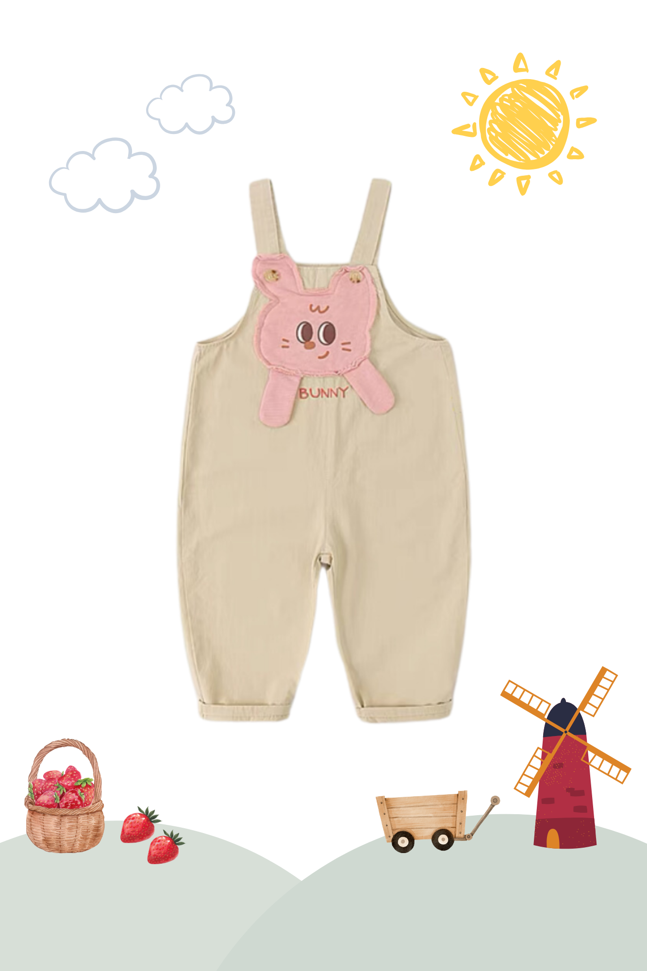 Barnyard Buddy Jumpsuit Bunny