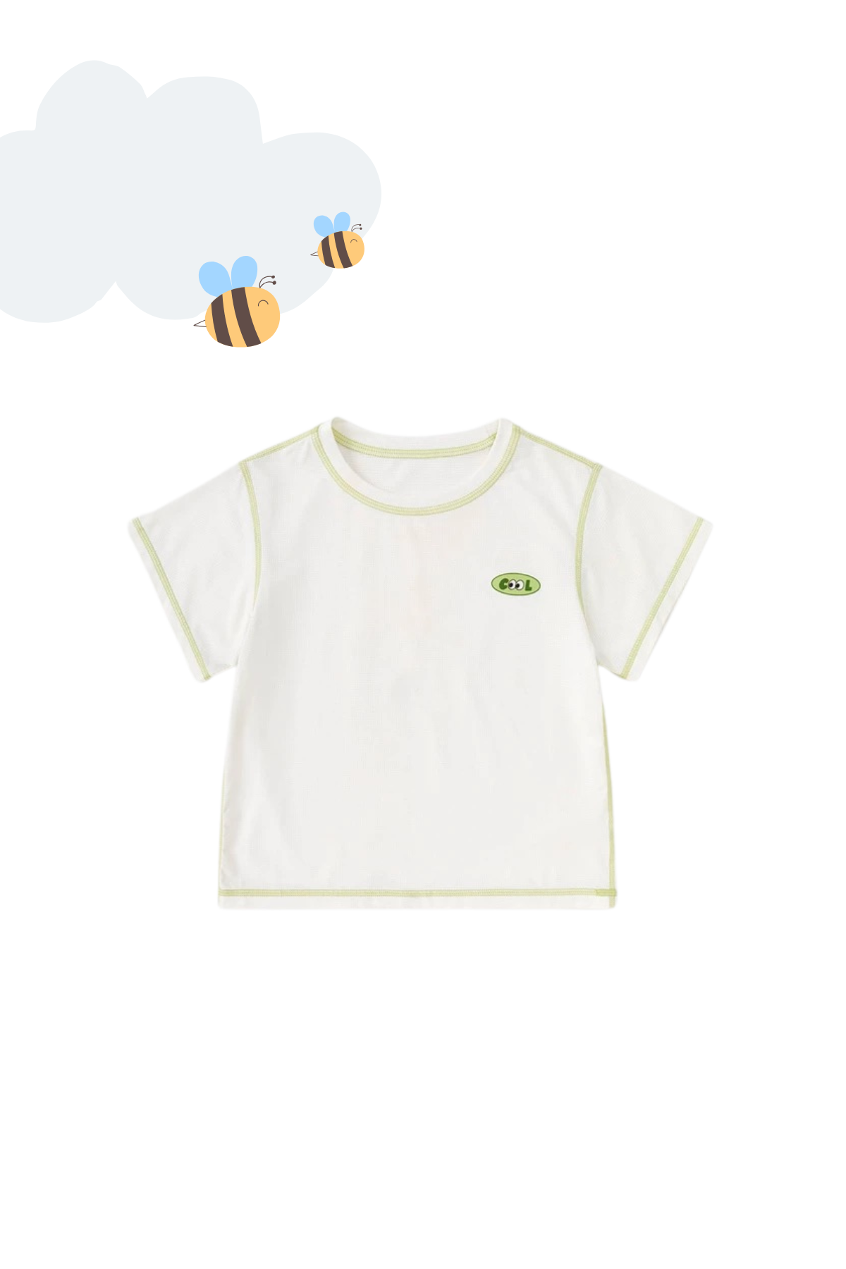 Summer Cool Airy Fit Tee White