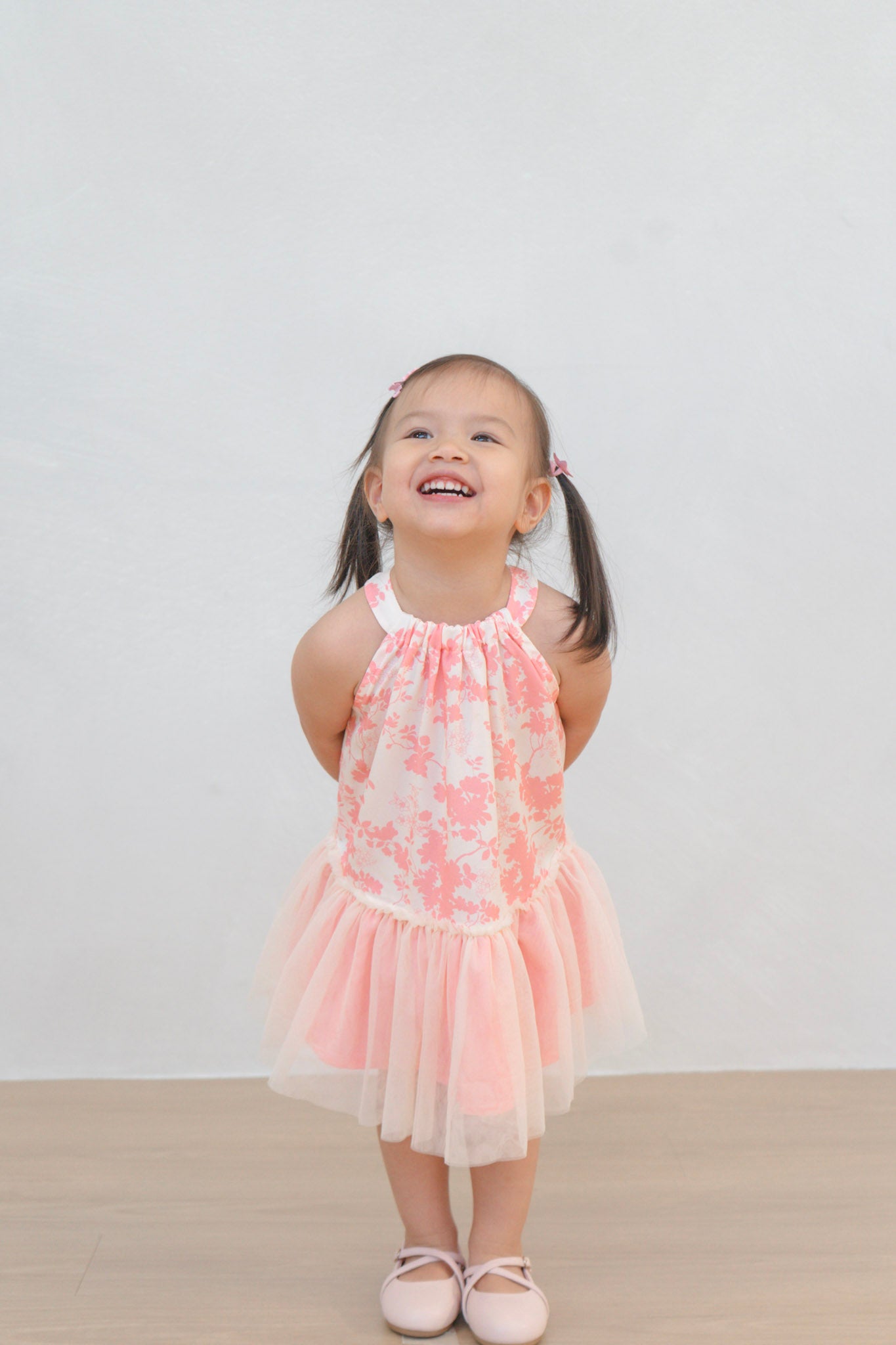 Flourishing Joy Girl Tulle Halter Dress