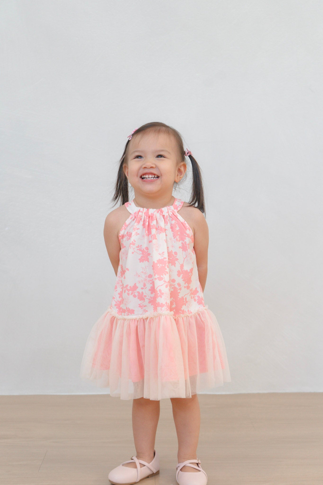 Flourishing Joy Girl Tulle Halter Dress