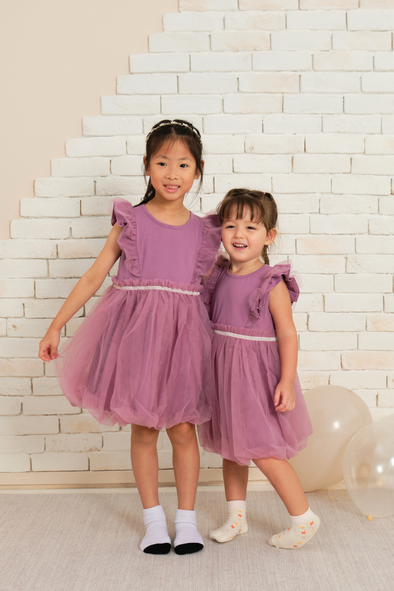 Girl Fairy Tulle Dress in Violet
