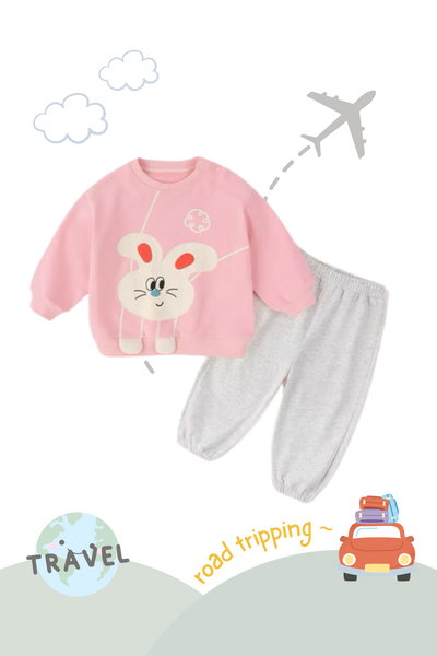 On Adventures Sweater & Pants Set Bunny