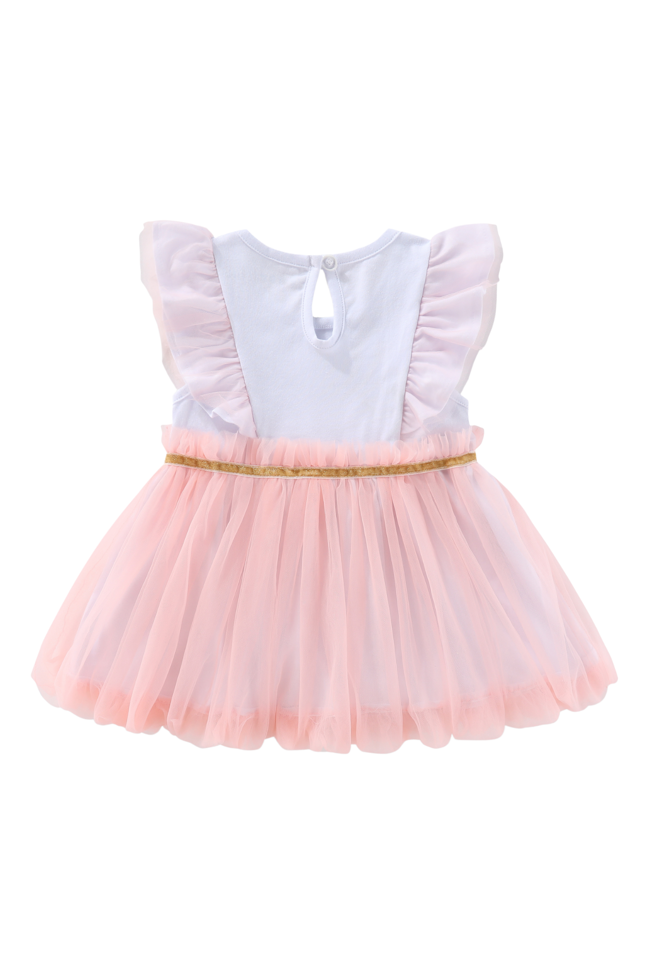 Girl Fairy Tulle Dress in Blush Pink