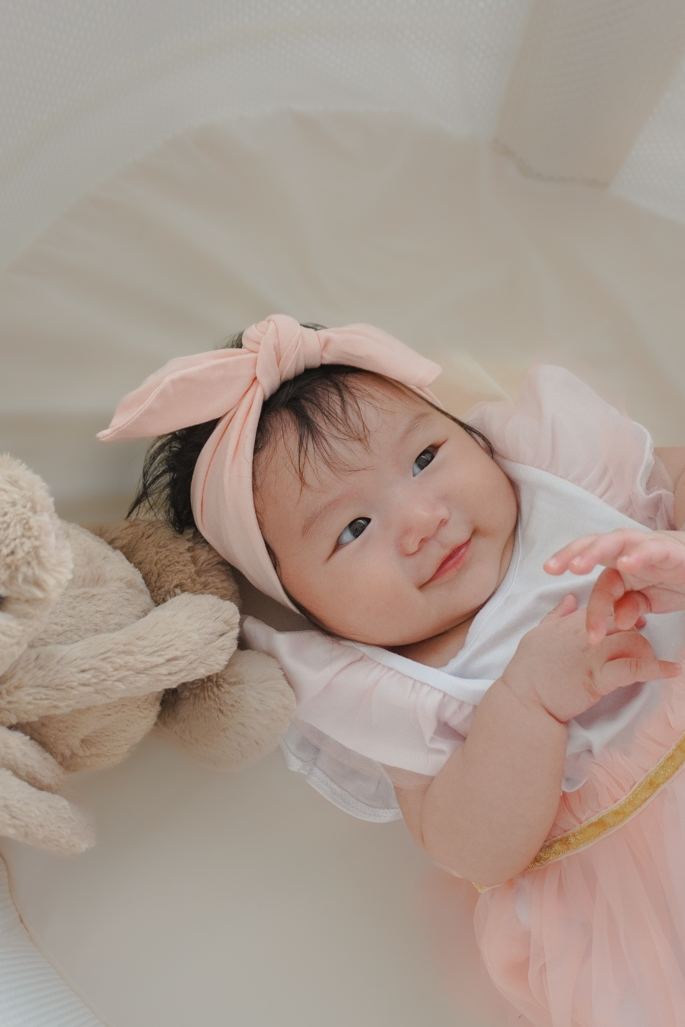 Baby Fairy Tulle Dress in Blush Pink