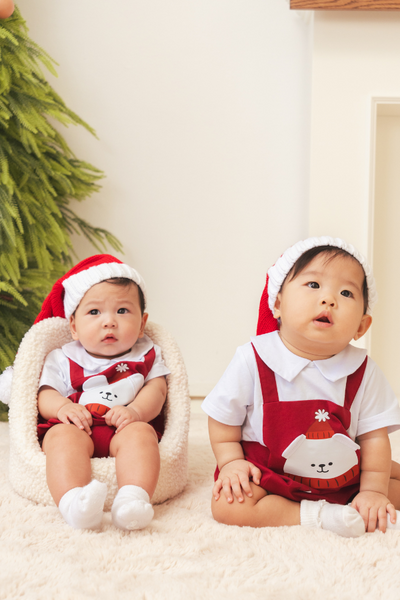 My First Christmas Baby Gift Set - Santa Bear & Reindeer