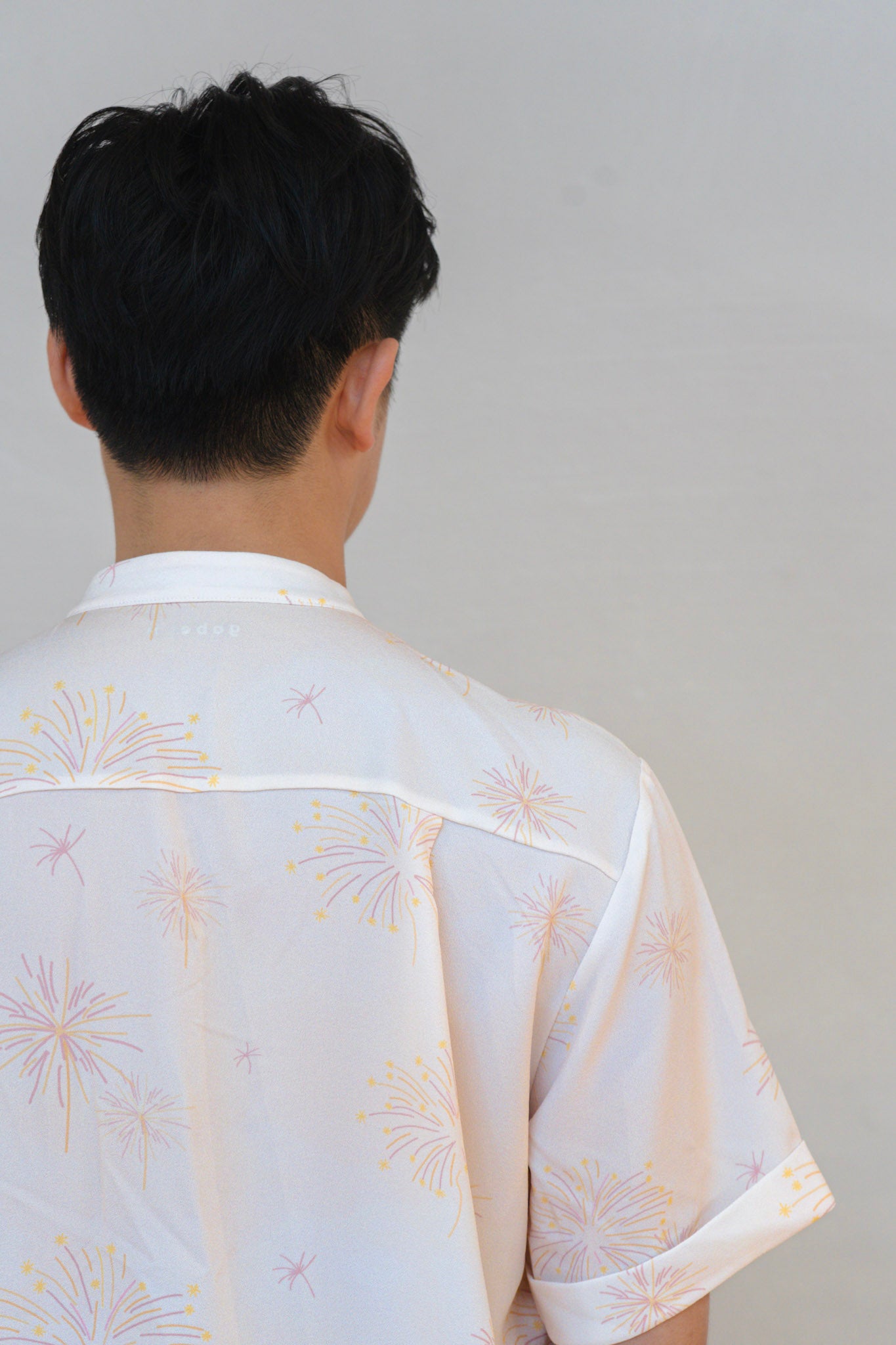 Golden Dawn Mens Mandarin Collar Shirt