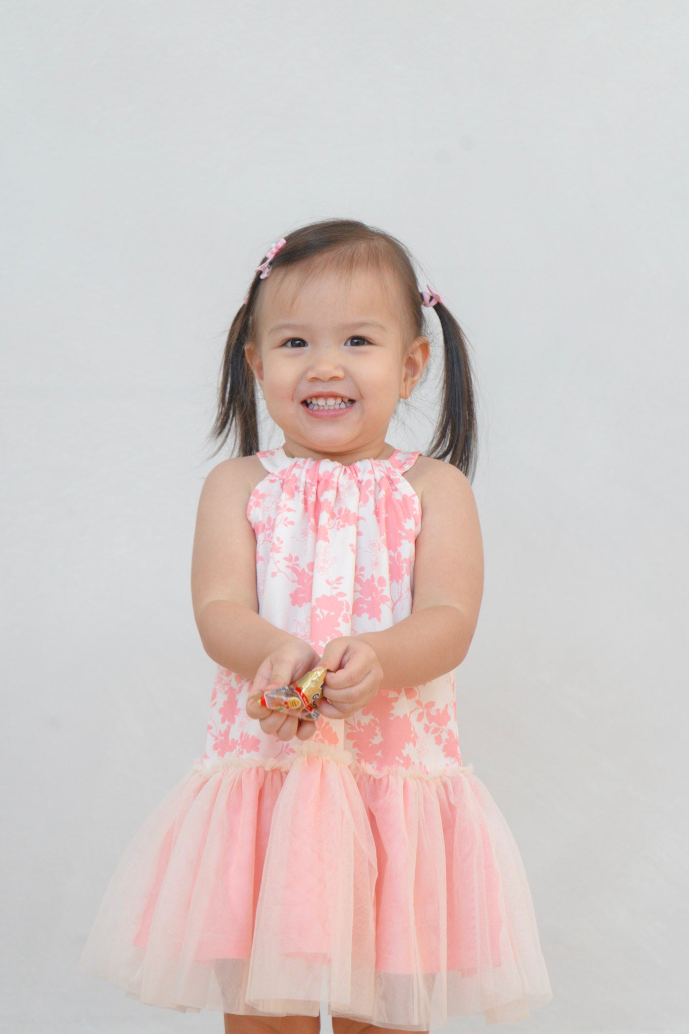 Flourishing Joy Girl Tulle Halter Dress