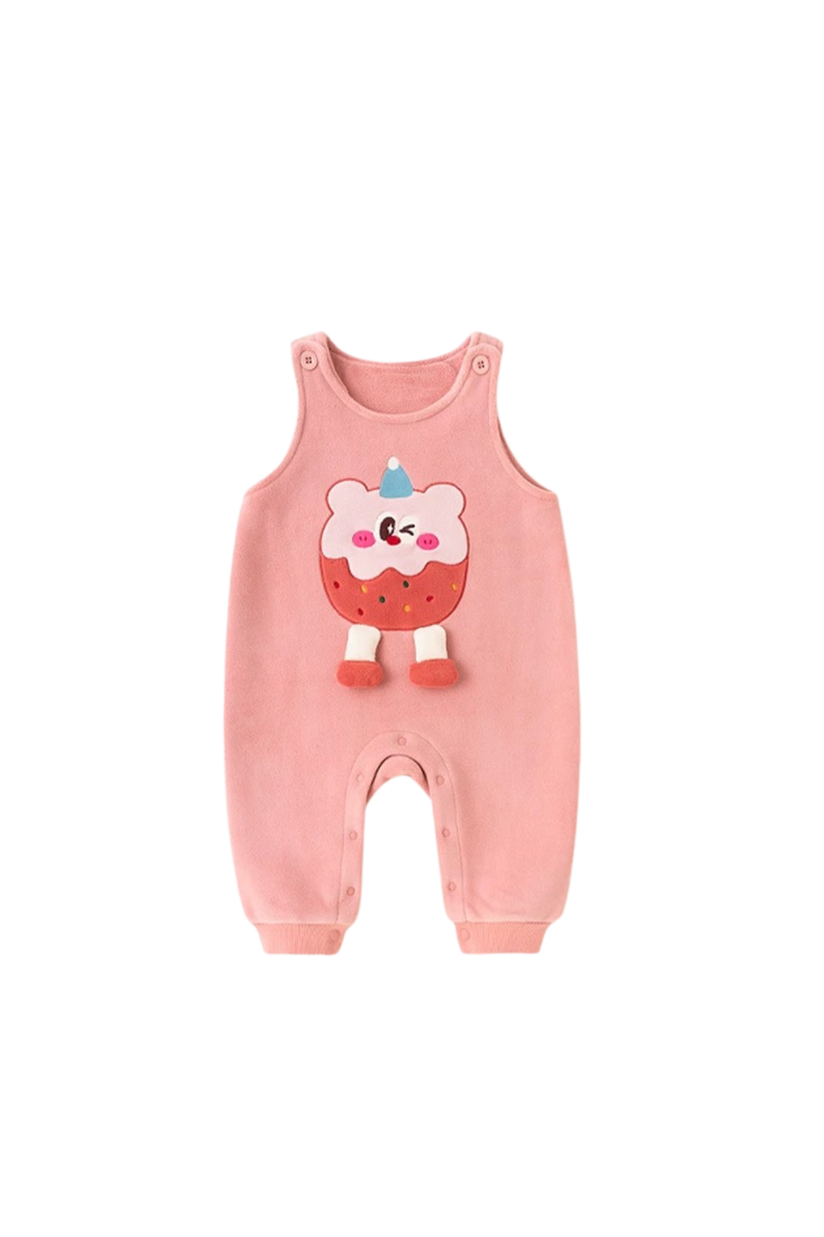 Autumn Jumpsuit Strawberry Cupcake