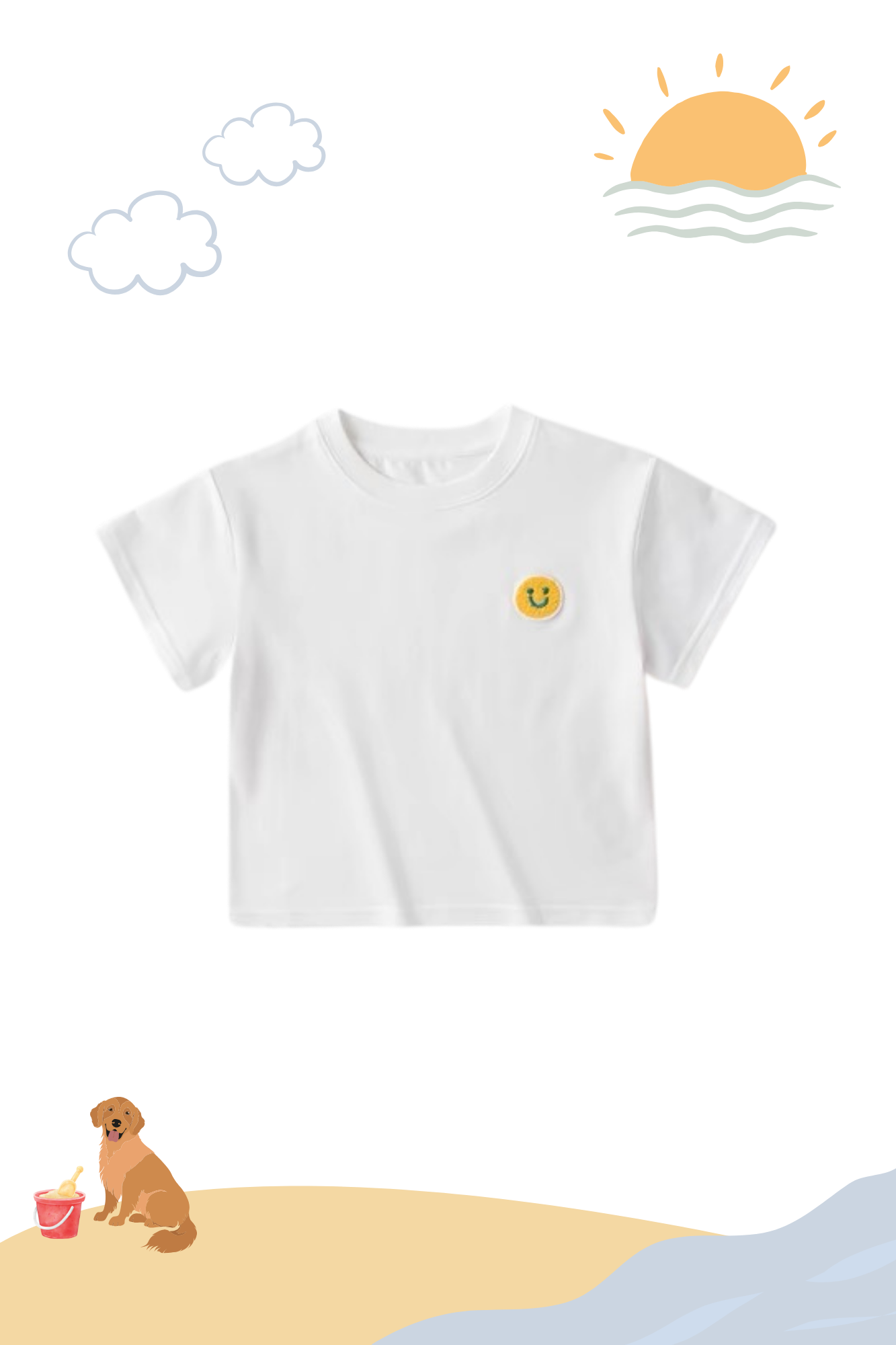 Bubbly Smiley Soft Tee