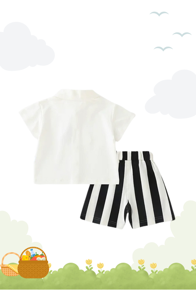 Summer Puppy Boys Shirt Set