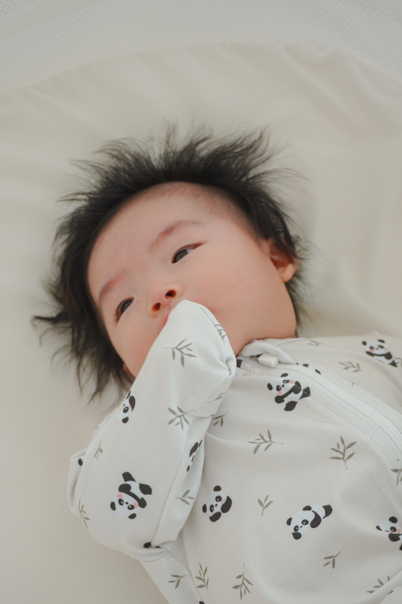 Soft Organic Cotton Sleepsuit Panda
