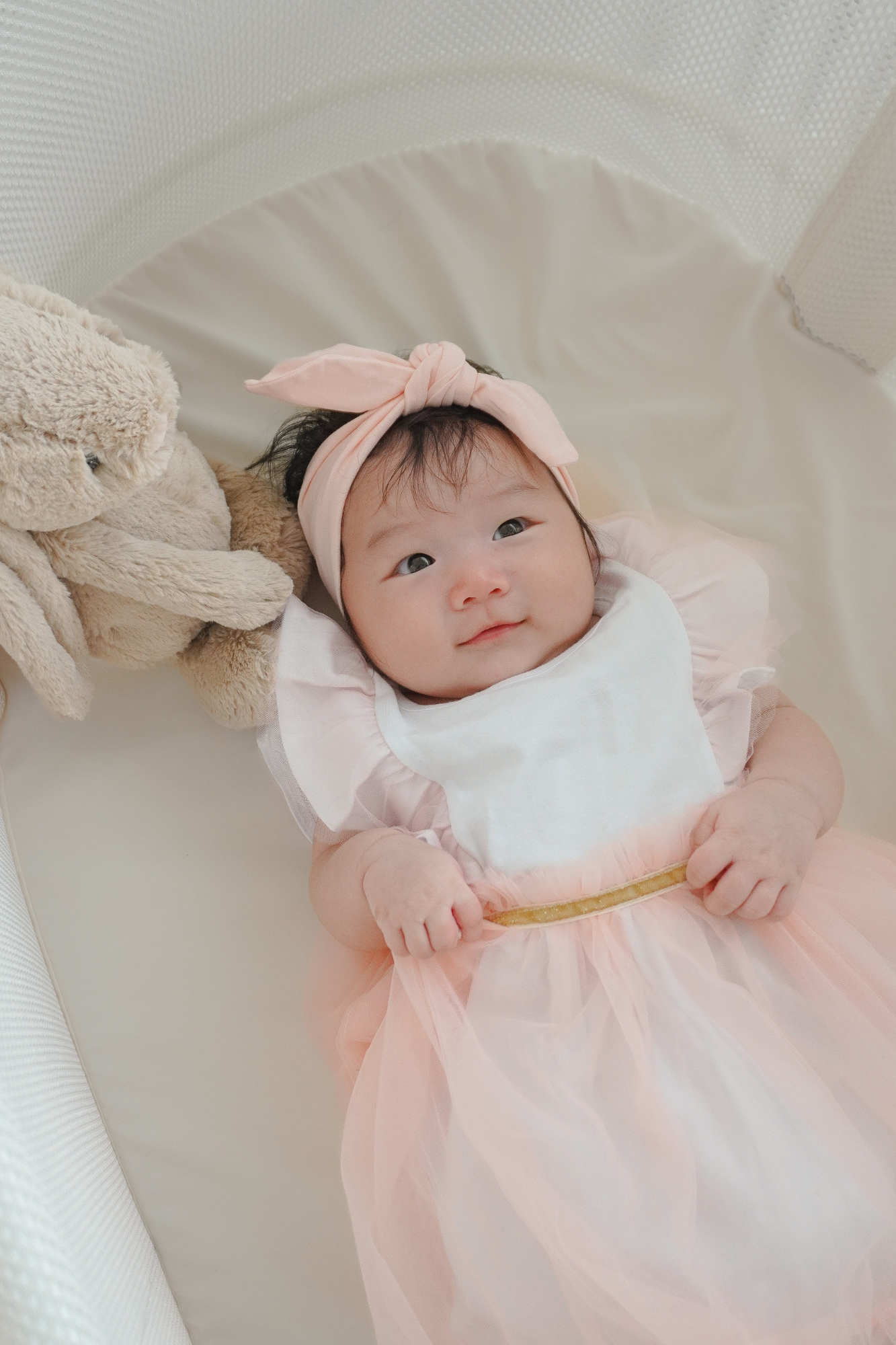 Baby Fairy Tulle Dress in Blush Pink