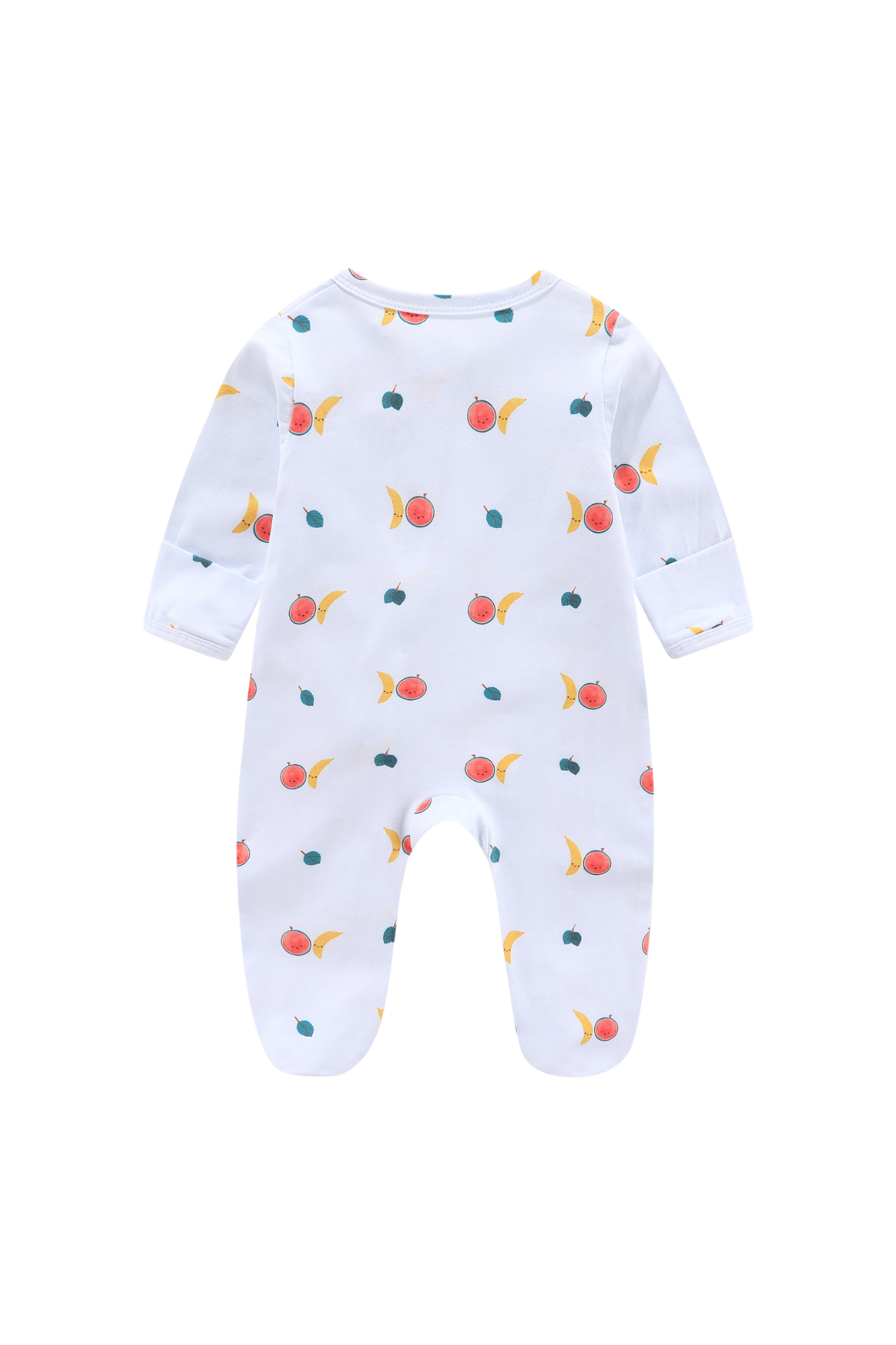 Soft Organic Cotton Sleepsuit Fruity