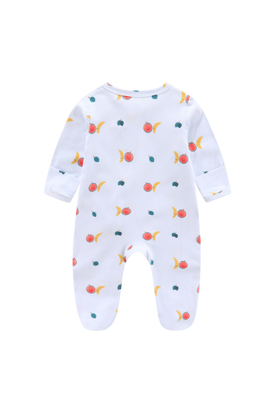 Soft Organic Cotton Sleepsuit Fruity