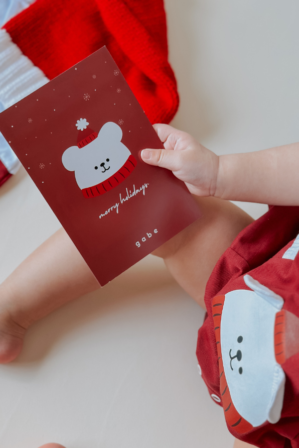 My First Christmas Baby Gift Set - Santa Bear & Reindeer