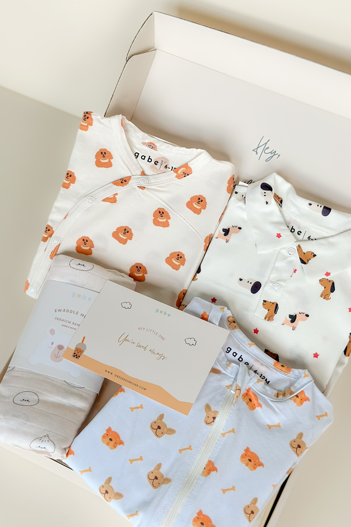 Organic Baby Boy Premium Gift Set - Puppy Lover