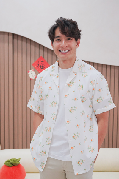 Abundance Blossoms Mens Relaxed Collar Shirt