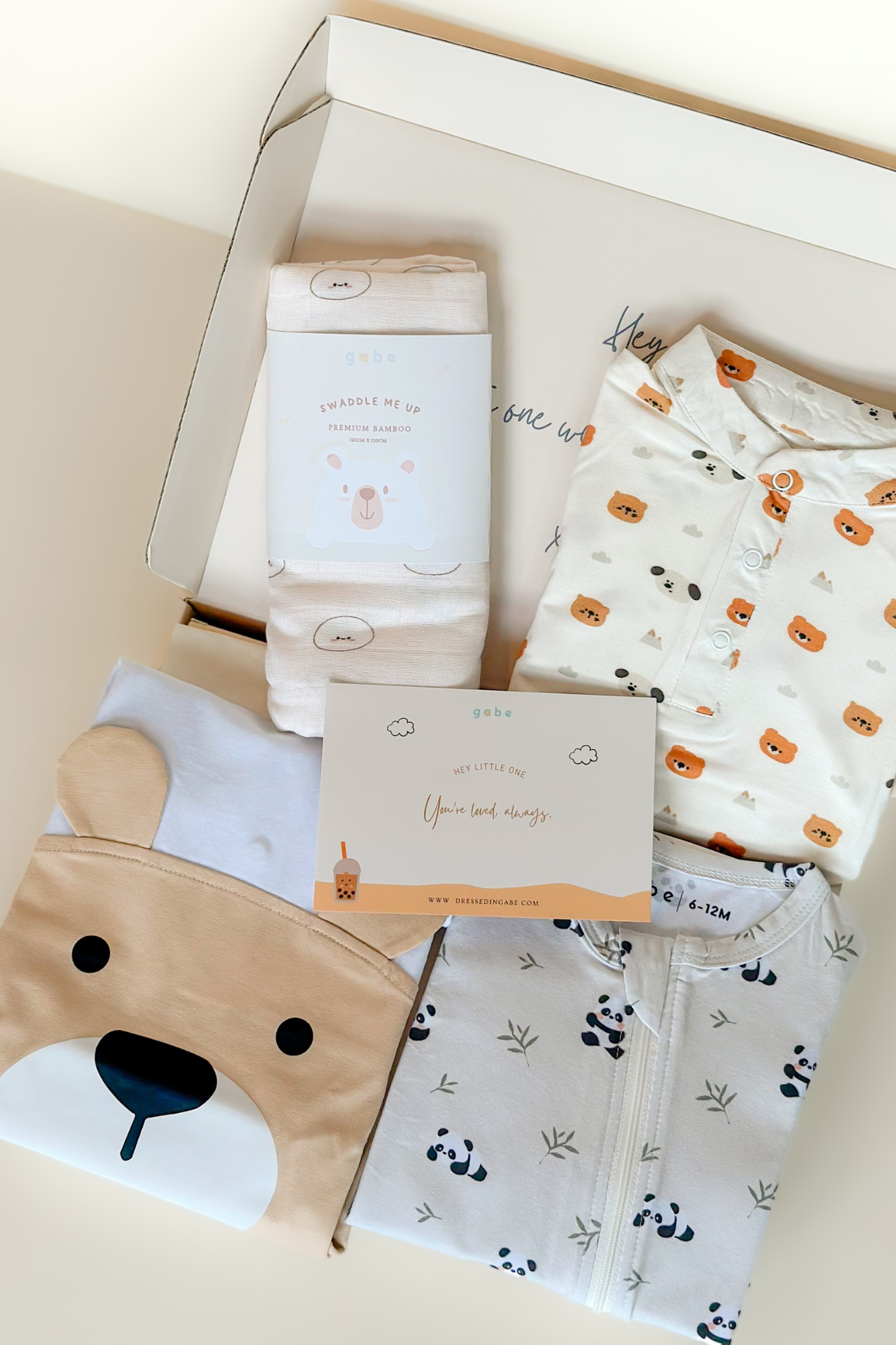 Organic Baby Boy Premium Gift Set - Beary Cute