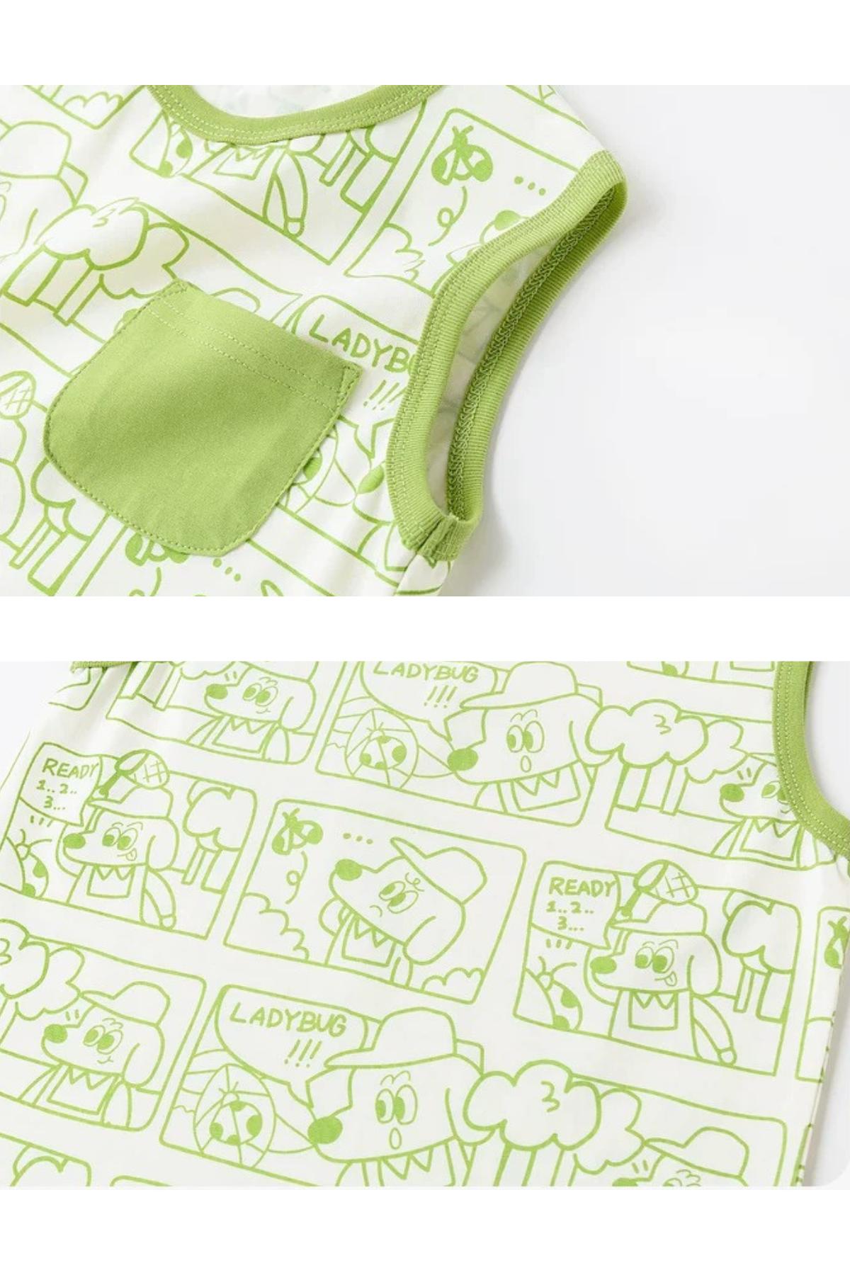 Summer Sleeveless Tank Top Lime Green