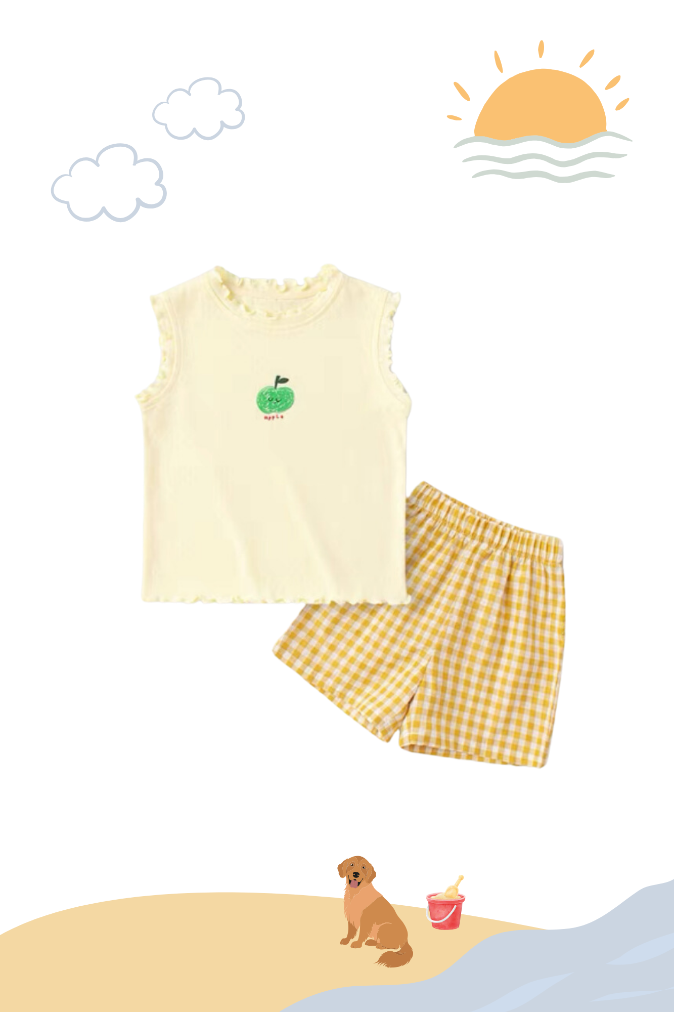 Summer Sweet Playwear Set Apple