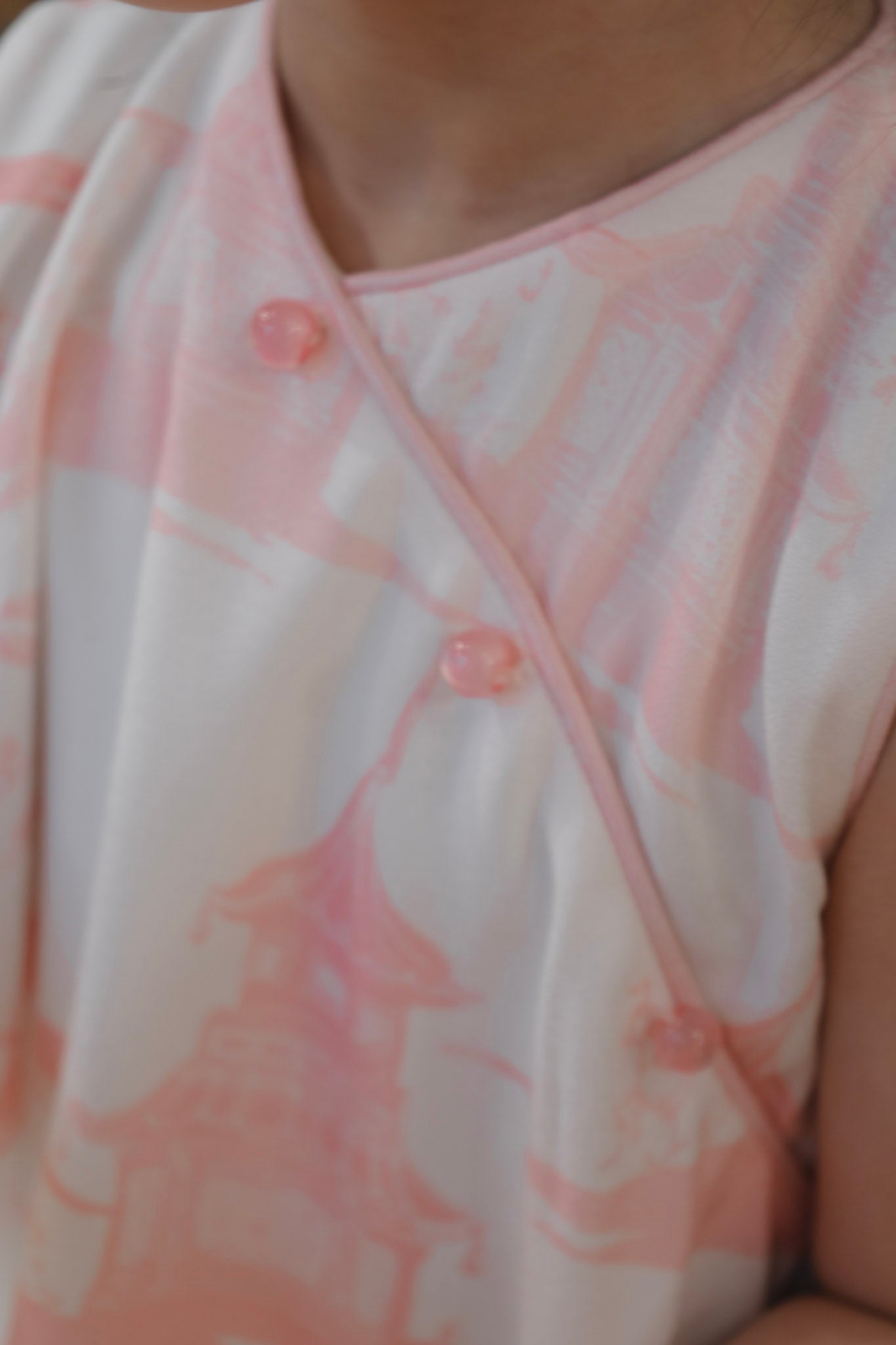 Oriental Garden Girl Cheongsam Bubble Dress