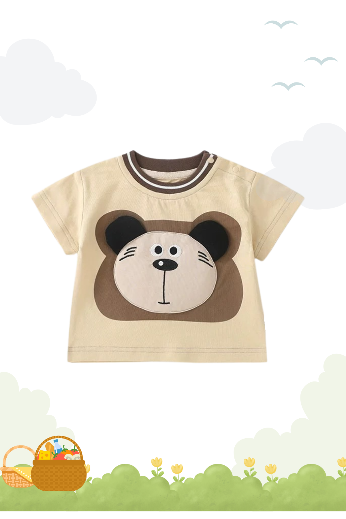 Summer Brown Bear Tee