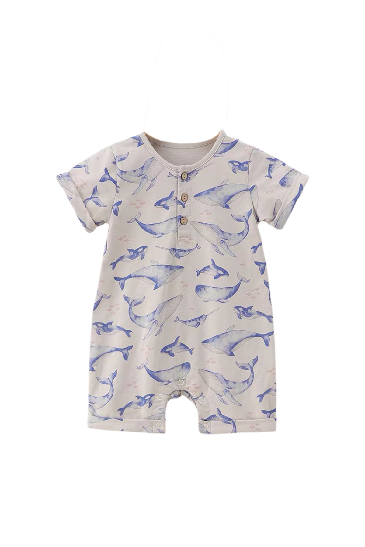 Summer Playsuit Whale