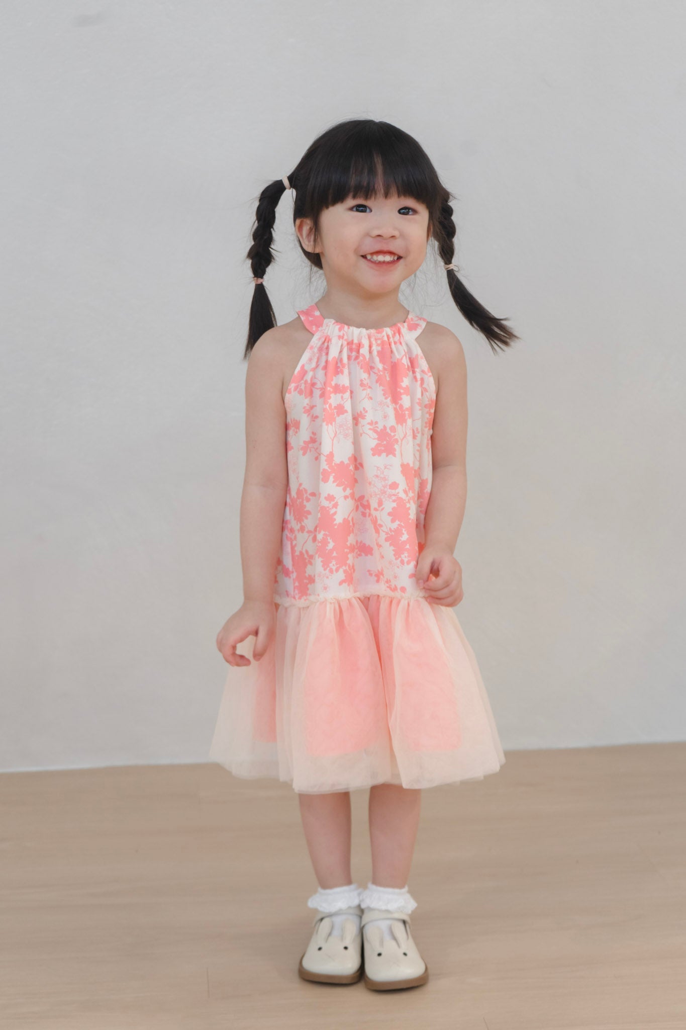 Flourishing Joy Girl Tulle Halter Dress