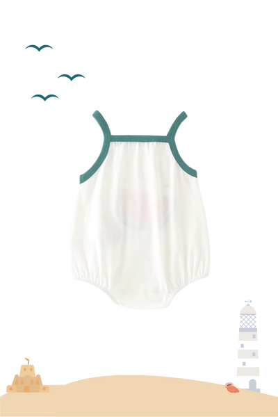 Summer Watermelon Spag Girl Playsuit
