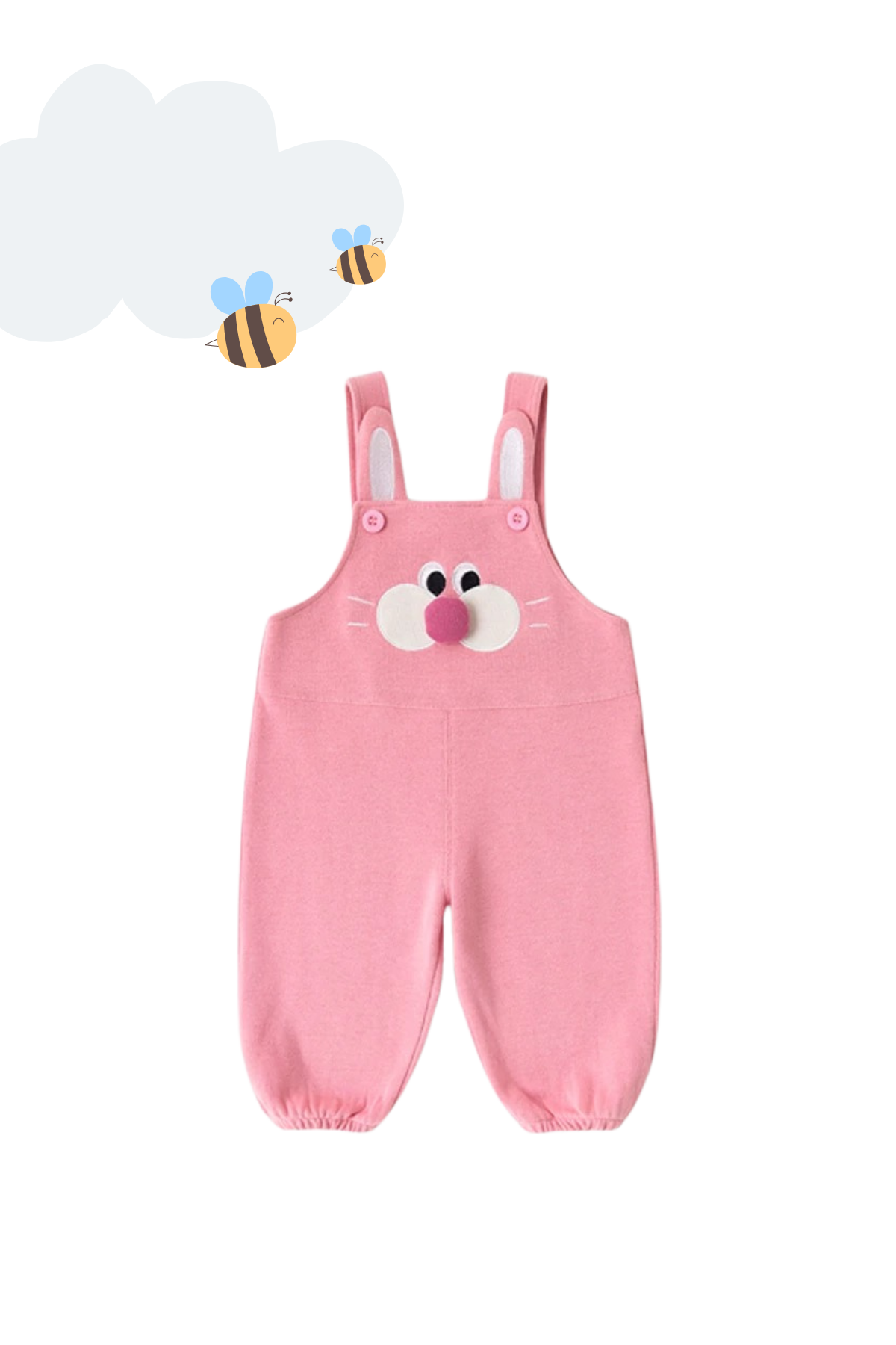 Spring Jumpsuit Pink Rabbit